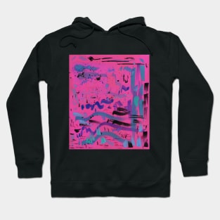 Neon Pink Party Hoodie